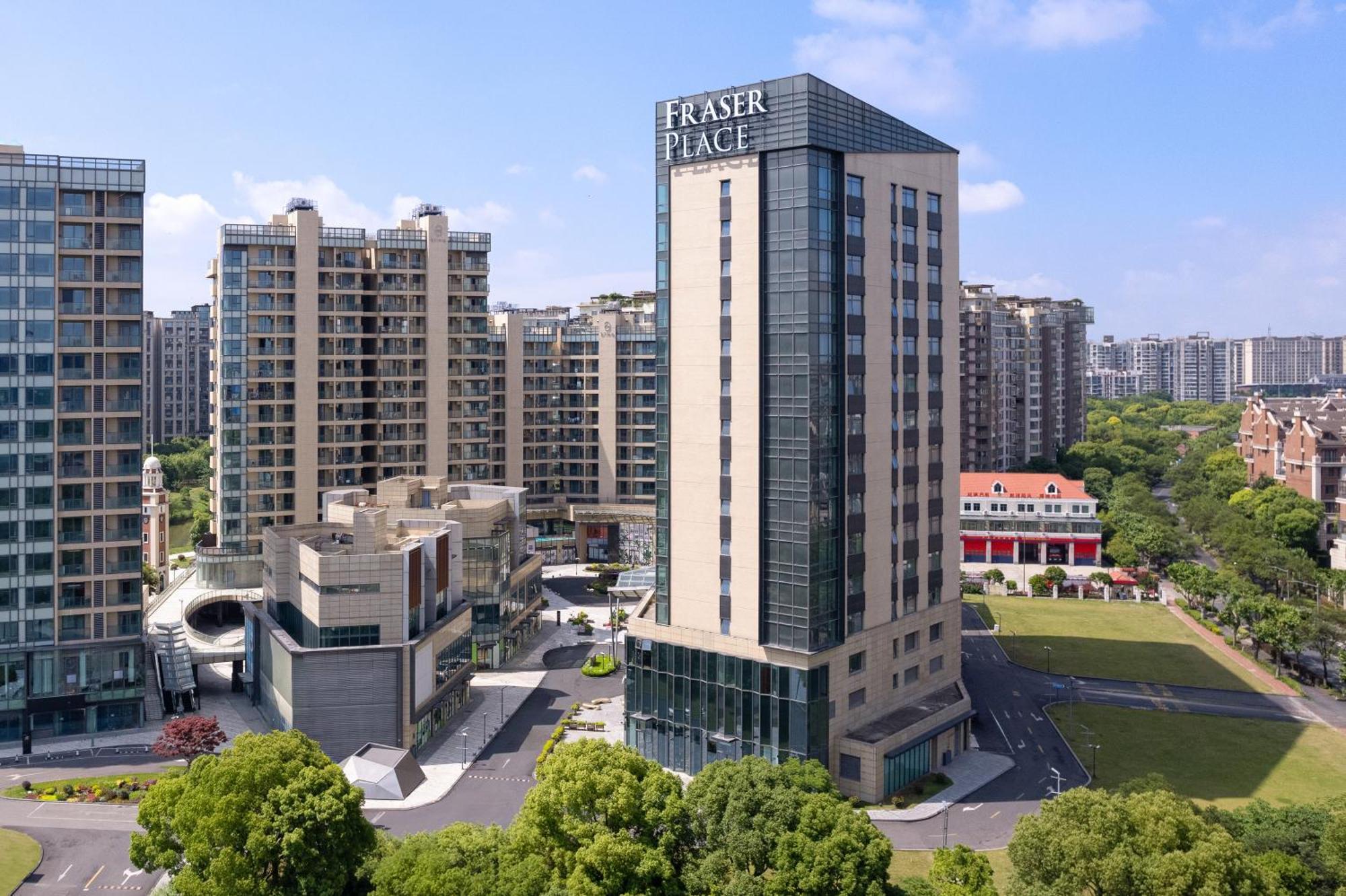 Fraser Place Wujiaochang Shanghai - Adjoin Business Center, Free Minibar Exteriör bild